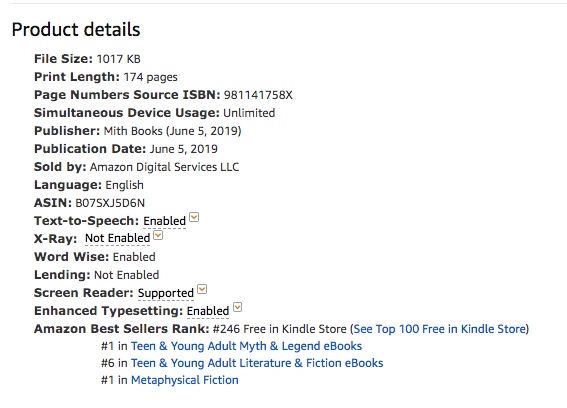 21 July Amazon Ranking