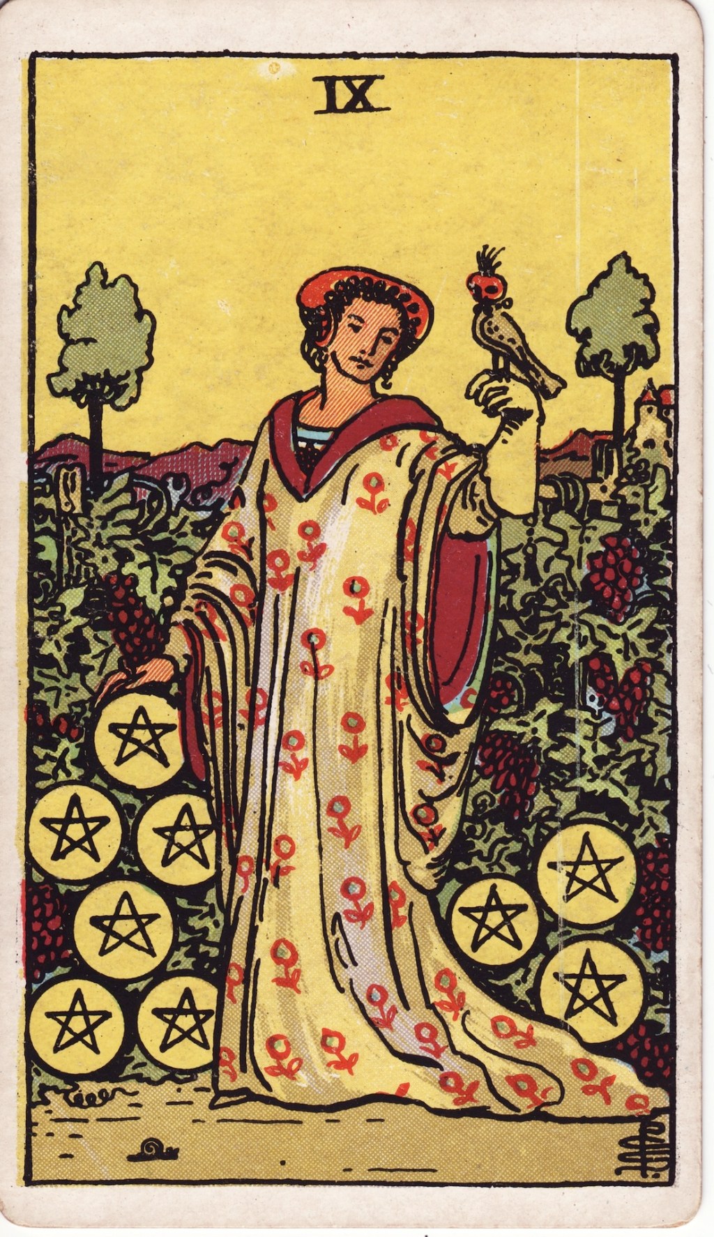 Nine of Pentacles | The Gold&nbsp;Digger